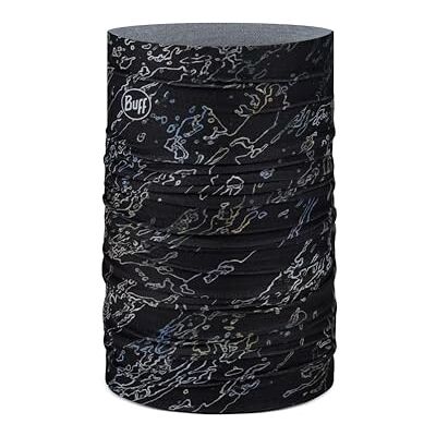 Buff CoolNet UV® flexibel halsdamask, UPF50-skydd, lätt, elastisk, återvunnet material, sport, sommar svart en storlek Buff CoolNet UV® flexibel halsdamask, UPF50-skydd, lätt, elastisk, återvunnet material, sport, sommar svart en storlek