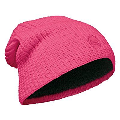 Buff unisex mössa stickad polar hatt Solid rosa fluor En Storlek Buff unisex mössa stickad polar hatt Solid rosa fluor En Storlek