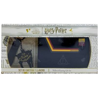 CYP Brands Harry Potter presentset, plånbok och nyckelring, premium kvalitet, presentförpackning, flerfärgad, officiell produkt CYP Brands Harry Potter presentset, plånbok och nyckelring, premium kvalitet, presentförpackning, flerfärgad, officiell produkt
