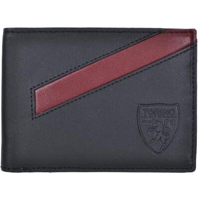TORINO FC 263173, Plånbok 100% Turin Läder Unisex-Vuxen, One Size, Svart, Taglia Unica TORINO FC 263173, Plånbok 100% Turin Läder Unisex-Vuxen, One Size, Svart, Taglia Unica