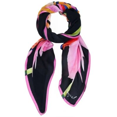 Desigual foulard från tillbehörskollektionen, svart, en storlek Desigual foulard från tillbehörskollektionen, svart, en storlek