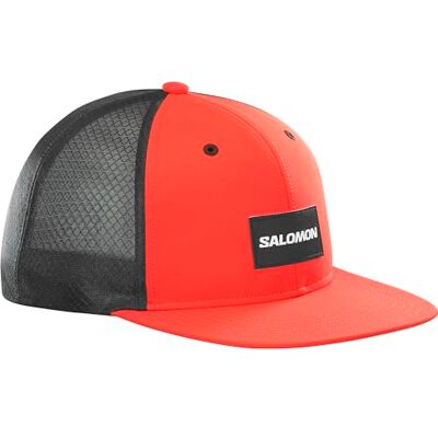 Salomon Trucker Flat Cap-Cherry tomat L/XL, Kära tomat, L Salomon Trucker Flat Cap-Cherry tomat L/XL, Kära tomat, L