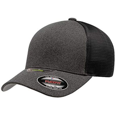 Flexfit Melange UniPanel truckerkeps, M rkgr/svart, L-XL Flexfit Melange UniPanel truckerkeps, M rkgr/svart, L-XL