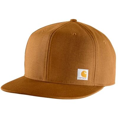Carhartt Fast anka keps för män med platt brätte, brun, One Size Carhartt Fast anka keps för män med platt brätte, brun, One Size