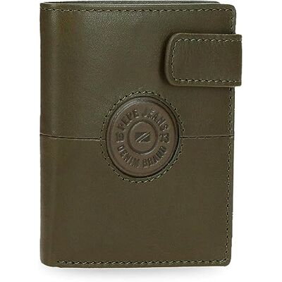 Pepe Jeans Cracker Vertikal Plånbok med Grön Click Stängning 8,5x10,5x1 cms Läder, Grön, Talla única, Vertikal plånbok med klickstängning Pepe Jeans Cracker Vertikal Plånbok med Grön Click Stängning 8,5x10,5x1 cms Läder, Grön, Talla única, Vertikal plånbok med klickstängning