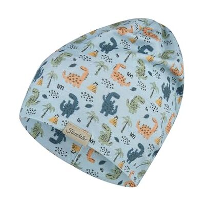 Sterntaler Beanie Dinokinder Mössa, Ljusblå, 51 Unisex Barn Sterntaler Beanie Dinokinder Mössa, Ljusblå, 51 Unisex Barn
