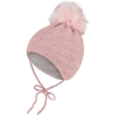 Sterntaler Stickad mössa struktur, bär rosa, 41 Sterntaler Stickad mössa struktur, bär rosa, 41