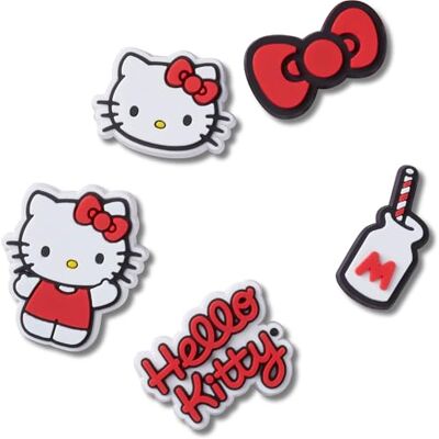 Crocs Shoe Charm 5-pack Personalize with Jibbitz for Unisex, Hello Kitty, en storlek, Hello Kitty, Taille unique Crocs Shoe Charm 5-pack Personalize with Jibbitz for Unisex, Hello Kitty, en storlek, Hello Kitty, Taille unique