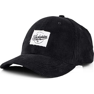 Blackskies Baseballkeps i kordtyg män och kvinnor, paraply, premium snapback-mössa, baseballkeps, keps, Ebeholts, En Storlek Blackskies Baseballkeps i kordtyg män och kvinnor, paraply, premium snapback-mössa, baseballkeps, keps, Ebeholts, En Storlek