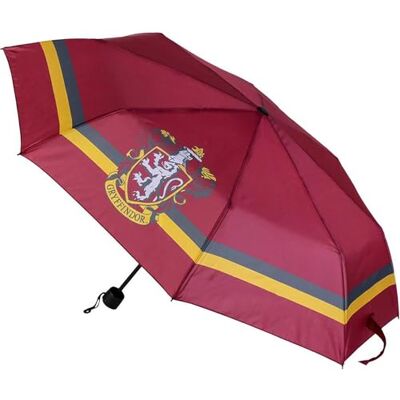 CERDÁ LIFE'S LITTLE MOMENTS Harry Potter-paraply för ungdomar och vuxna – vindbeständigt paraply med elegant Hogwarts-design och automatisk öppning, Gryffindor, Standard CERDÁ LIFE'S LITTLE MOMENTS Harry Potter-paraply för ungdomar och vuxna – vindbeständigt paraply med elegant Hogwarts-design och automatisk öppning, Gryffindor, Standard