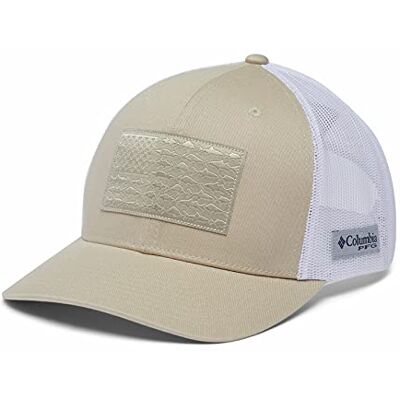 Columbia Unisex PFG Mesh Snap Back Fish Flag Ball Cap Columbia Unisex PFG Mesh Snap Back Fish Flag Ball Cap