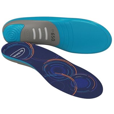 Scholl Plantar Fasciitis innersulor – fotvalvstöd, ortopediska skoinlägg för män och kvinnor, platta fötter och metatarsalgilindring, anpassad passform 650 Scholl Plantar Fasciitis innersulor – fotvalvstöd, ortopediska skoinlägg för män och kvinnor, platta fötter och metatarsalgilindring, anpassad passform 650