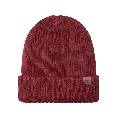 SealSkinz Bacton unisex vattentät kallt väder rulle manschett mössa hatt, Röd, S-M SealSkinz Bacton unisex vattentät kallt väder rulle manschett mössa hatt, Röd, S-M
