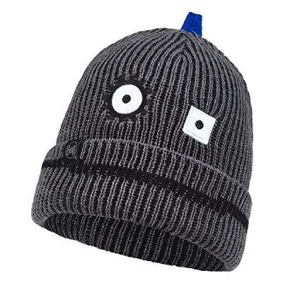 Buff -stickad mössa rolig robot unisex en storlek grå melange Buff -stickad mössa rolig robot unisex en storlek grå melange