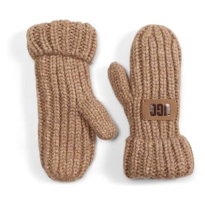 UGG Pojkar K Chunky Mitten, Camel, O/S, Camel, en storlek UGG Pojkar K Chunky Mitten, Camel, O/S, Camel, en storlek