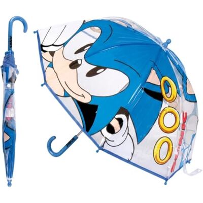 CERDÁ LIFE'S LITTLE MOMENTS CERDÁ LIFE MOMENTS Sonic the Hedgehog-paraply för barn med dynamisk design – vindbeständigt barnparaply med säkra illustrationer och barnvänlig öppning, Sonic, Standard CERDÁ LIFE'S LITTLE MOMENTS CERDÁ LIFE MOMENTS Sonic the Hedgehog-paraply för barn med dynamisk design – vindbeständigt barnparaply med säkra illustrationer och barnvänlig öppning, Sonic, Standard