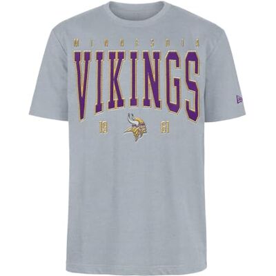 Minnesota Vikings New Era keps NFL överdimensionerad t-shirt satin applikation lapp logotyp ljung grå unisex Minnesota Vikings New Era keps NFL överdimensionerad t-shirt satin applikation lapp logotyp ljung grå unisex