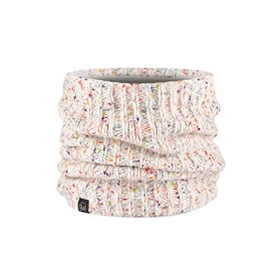 Buff Stickad och fleece halsvärmare Kim vit unisex vuxen Buff Stickad och fleece halsvärmare Kim vit unisex vuxen