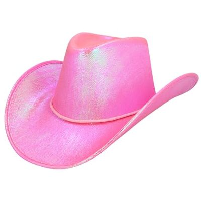 Boland – Cowboyhatt pärla, hatt för karnevaldräkter, karneval, temafest och JGA, rosa Boland – Cowboyhatt pärla, hatt för karnevaldräkter, karneval, temafest och JGA, rosa
