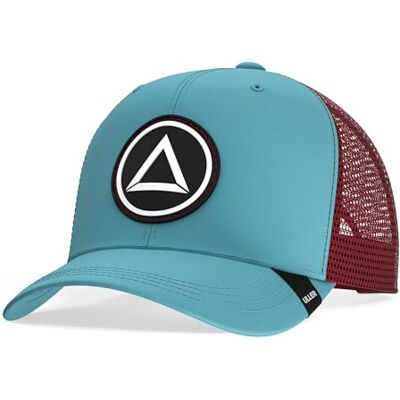 Uller Truckerkeps för män och kvinnor med justerbar stängning surfingkeps med böjd visir (Northern Model), NORTHERN BLUE/RÖD, one size Uller Truckerkeps för män och kvinnor med justerbar stängning surfingkeps med böjd visir (Northern Model), NORTHERN BLUE/RÖD, one size