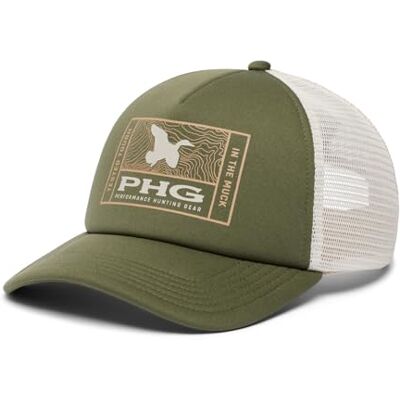 Columbia PHG Timberbuck Foam Trucker, Överskott grön/mörk sten/anka lapp, one size Columbia PHG Timberbuck Foam Trucker, Överskott grön/mörk sten/anka lapp, one size