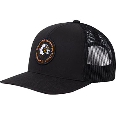 BRIXTON Unisex Rival Stamp X Mp Mesh Baseball Cap, svart, en storlek EU BRIXTON Unisex Rival Stamp X Mp Mesh Baseball Cap, svart, en storlek EU