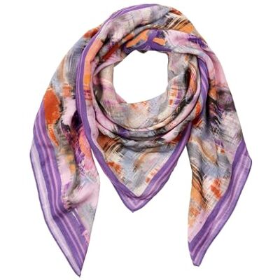 camel active damhalsduk av ren bomull, Lila-orange, one size camel active damhalsduk av ren bomull, Lila-orange, one size