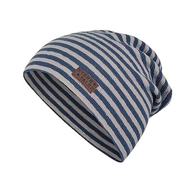 Sterntaler Unisex barnmössa baby beanie mössa randig, Mellanblå, 51 Sterntaler Unisex barnmössa baby beanie mössa randig, Mellanblå, 51