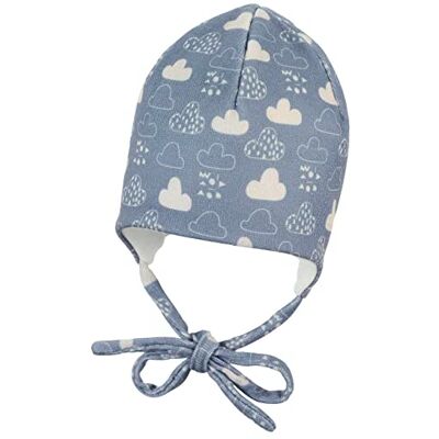 Sterntaler Unisex barnmössa baby beanie mössa moln, blå, 45 Sterntaler Unisex barnmössa baby beanie mössa moln, blå, 45