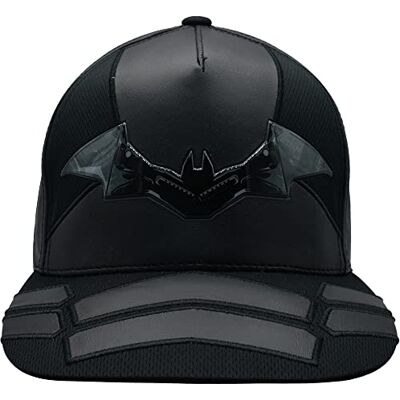 Concept One The Batman pappa-hatt, armor design baseballkeps med platt kant, svart, en storlek, Svart, en storlek Concept One The Batman pappa-hatt, armor design baseballkeps med platt kant, svart, en storlek, Svart, en storlek