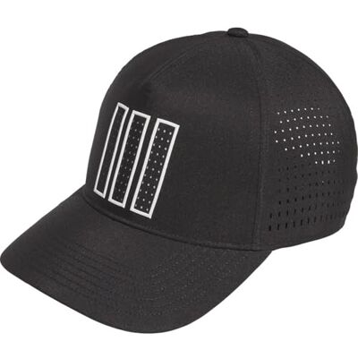 adidas Mezczyzni 3-STRIPES TOUR HAT, black, S-M adidas Mezczyzni 3-STRIPES TOUR HAT, black, S-M