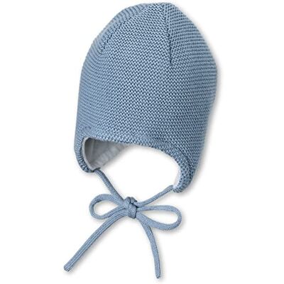 Sterntaler Unisex barn stickad mössa baby stickad mössa med fleecefoder, blå, 39 Sterntaler Unisex barn stickad mössa baby stickad mössa med fleecefoder, blå, 39