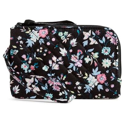 Vera Bradley kvinnors bomull dubbel dragkedja ID-fodral plånbok med RFID-skydd, botanisk Ditsy, en storlek Vera Bradley kvinnors bomull dubbel dragkedja ID-fodral plånbok med RFID-skydd, botanisk Ditsy, en storlek
