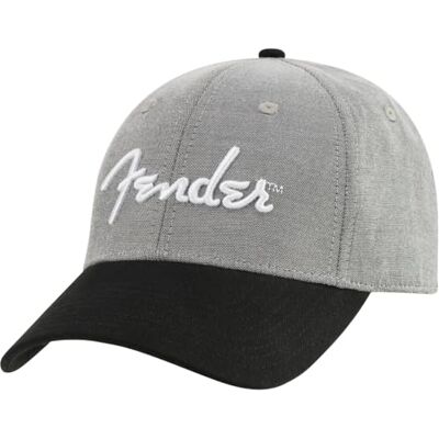 Fender ® Hipster Dad hatt, grå och svart, en storlek, passar de flesta Fender ® Hipster Dad hatt, grå och svart, en storlek, passar de flesta
