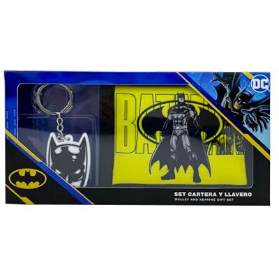 CYPBRANDS CyP Brands- Batman presentset, nyckelring och plånbok, presentpaket, flerfärgad, officiell produkt CYPBRANDS CyP Brands- Batman presentset, nyckelring och plånbok, presentpaket, flerfärgad, officiell produkt