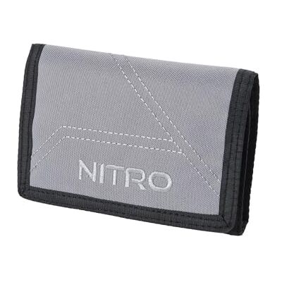 NITRO Unisex plånbok, plånbok, plånbok, myntbörs, grafit, 10x14x1, plånbok NITRO Unisex plånbok, plånbok, plånbok, myntbörs, grafit, 10x14x1, plånbok