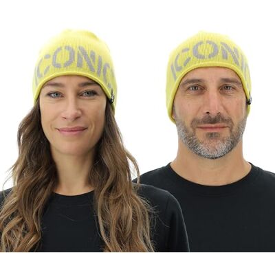 Jeep O102916-I003 J Iconic J23W stickad mössa Unisex Celery/M Grå One Jeep O102916-I003 J Iconic J23W stickad mössa Unisex Celery/M Grå One