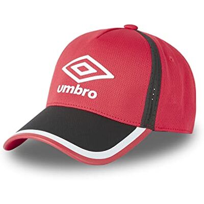 Umbro Justerbar keps för män och kvinnor, truckerkeps, mjuk, atletisk och originell, Färg: röd, One size Umbro Justerbar keps för män och kvinnor, truckerkeps, mjuk, atletisk och originell, Färg: röd, One size