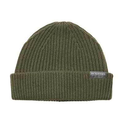 JACK & JONES Jacprem ull mössa Noos, Dammig oliv, one size JACK & JONES Jacprem ull mössa Noos, Dammig oliv, one size