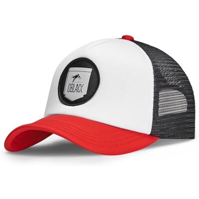 Oblack Trucker Cap barn Classic Basecap pojkar med mesh Baseballkeps män justerbar unisex Keps flickor en storlek Baseballkeps damer, röd, one size Oblack Trucker Cap barn Classic Basecap pojkar med mesh Baseballkeps män justerbar unisex Keps flickor en storlek Baseballkeps damer, röd, one size