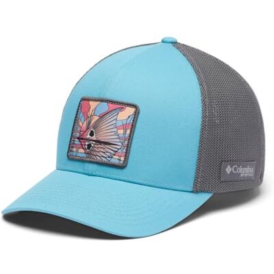 Columbia PFG Patch Mesh Ball Cap, Vintage blå/rödfisk glans, M Columbia PFG Patch Mesh Ball Cap, Vintage blå/rödfisk glans, M