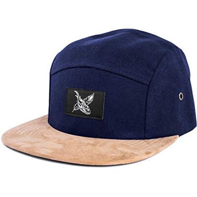 Blackskies 5-panel keps med blommönster unisex baseballkeps, Port Royale, en storlek Blackskies 5-panel keps med blommönster unisex baseballkeps, Port Royale, en storlek
