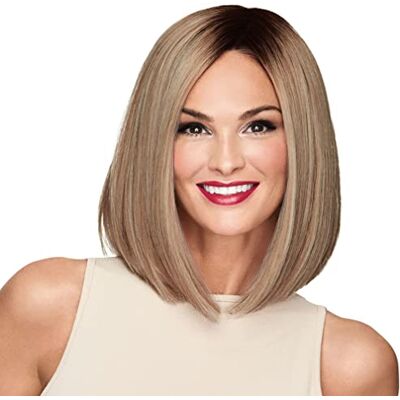 Hair u wear Current Events Long Textured Bob Wig, Average Size Cap, SS10/22 Iced Cappuccino Hair u wear Current Events Long Textured Bob Wig, Average Size Cap, SS10/22 Iced Cappuccino