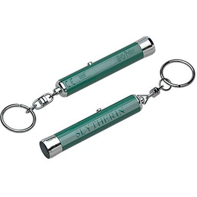 Harry Potter TRIBE Ficklampa med Slytherin-nyckelring – – Projicerar Slytherin-vapen på ytor, TOR13701 Harry Potter TRIBE Ficklampa med Slytherin-nyckelring – – Projicerar Slytherin-vapen på ytor, TOR13701