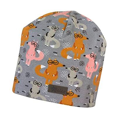 Sterntaler Unisex barnmössa baby beanie mössa räv, Rökgrå, 53 Sterntaler Unisex barnmössa baby beanie mössa räv, Rökgrå, 53