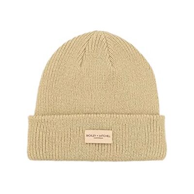 Bickley & Mitchell BICKLEY + MITCHELL Damer Color Popping Rib Beanie Hat, sand, En Storlek Bickley & Mitchell BICKLEY + MITCHELL Damer Color Popping Rib Beanie Hat, sand, En Storlek
