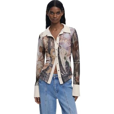 Desigual TS_Eyre, 6110 Desert Palm, XL, Brun, XL Desigual TS_Eyre, 6110 Desert Palm, XL, Brun, XL