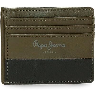 Pepe Jeans Topper Geldbörsen und Geldbörsen aus Rindsleder, Schwarz, Braun, Verschiedene Größen, gRÖN, En storlek, korthållare Pepe Jeans Topper Geldbörsen und Geldbörsen aus Rindsleder, Schwarz, Braun, Verschiedene Größen, gRÖN, En storlek, korthållare