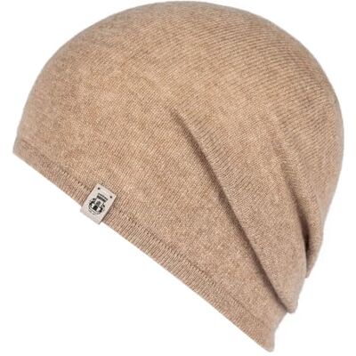 Roeckl Pure Cashmere Beanie kashmirmössa, ullmössa, vintermössa, oversize-mössa, Beige, 55/60 cm Roeckl Pure Cashmere Beanie kashmirmössa, ullmössa, vintermössa, oversize-mössa, Beige, 55/60 cm