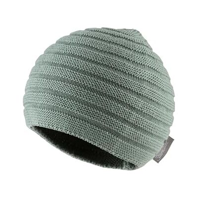 Sterntaler Unisex stickad mössa av bomull med struktur beanie-mössa, Steingrön, 51 Sterntaler Unisex stickad mössa av bomull med struktur beanie-mössa, Steingrön, 51